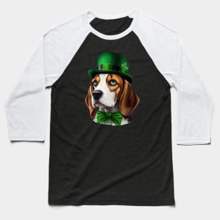 Beagle St Patrick's Day Baseball T-Shirt